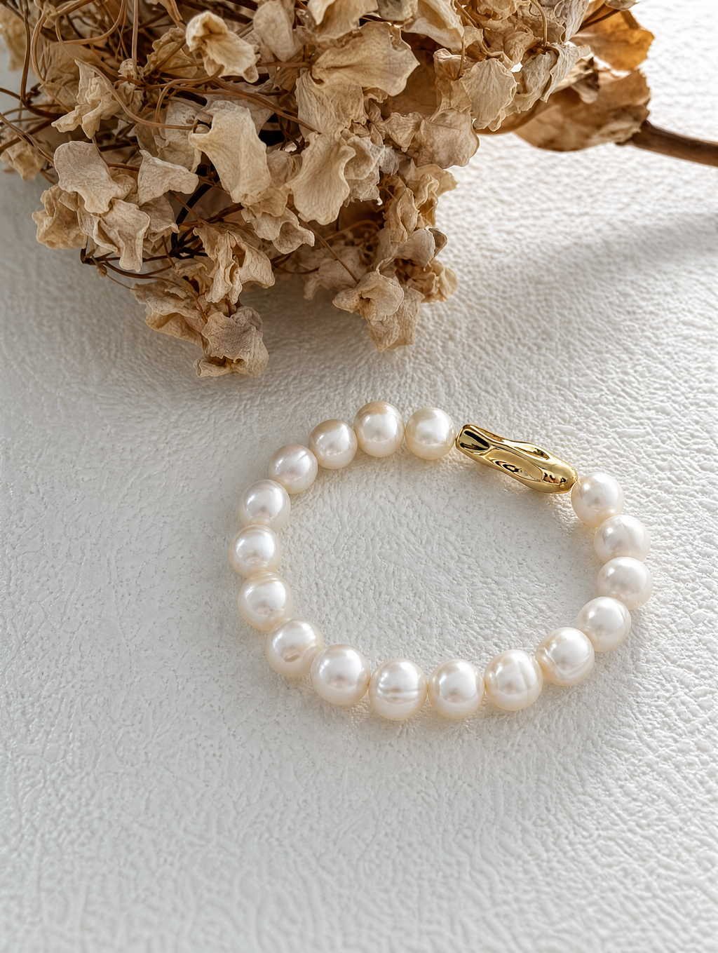 Twisted Freshwater Pearl Bracelet