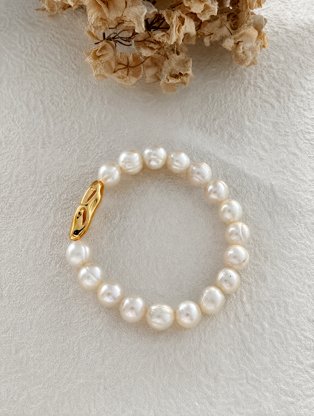Twisted Freshwater Pearl Bracelet