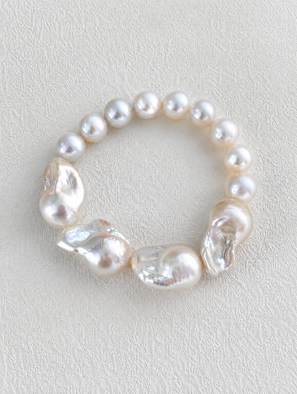 Baroque Pearl Stretch Bracelet