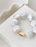 Button  Baroque  pearl  bracelet
