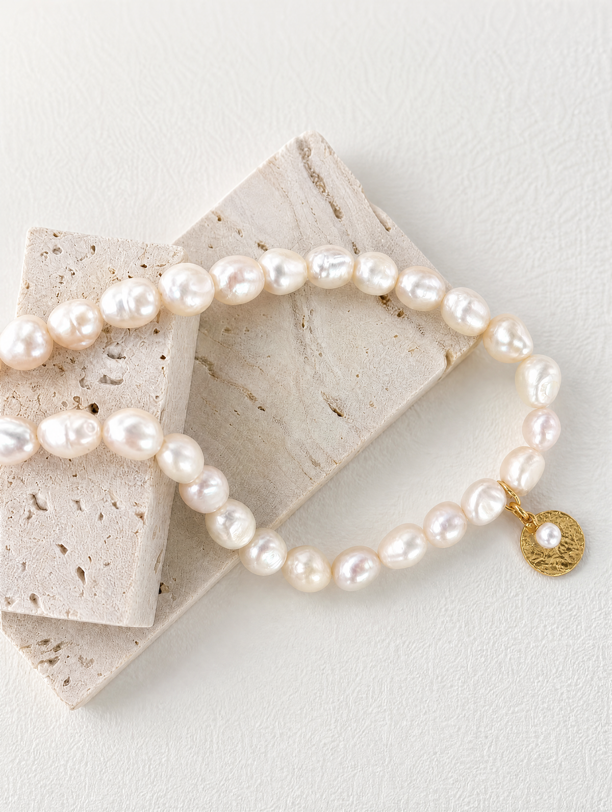 Coin Pendant Freshwater Pearl Choker Necklace